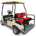 thumbnail image 5 of 10L0L Golf Cart Rear Seat Cover for Yamaha EZGO Club Car,  Mesh Golf Cart Cover, Red, 5 of 7