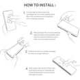 thumbnail image 7 of [3-Pack] TJS Compatible for Motorola Moto G Power 2021 (Not Fit Moto G Power 2020) [Screen Coverage][Tempered Glass] Case Friendly Screen Protector Anti-Fingerprint, Bubble Free, Anti-Scratch (Clear), 7 of 7
