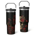 thumbnail image 2 of 1pc Father 30oz Tumbler with Straw & Handle - Insulated Stainless Steel Cup | Holiday Gift for Man Women (Christmas, Valentine's, Birthday), 2 of 7
