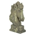 thumbnail image 1 of Esschert Design USA AC148 Aged Ceramic Horse Head Moss, Green, 1 of 1