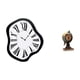 thumbnail image 1 of Reloj de pared,Reloj de pared interior nórdico con números romanos,Relojes distorsionados Reloj electrónico de lujo moderno,Figura de escritorio,Reloj de mesa con figura de globo, 1 of 8