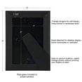 thumbnail image 7 of DesignOvation Kieva Solid Wood Picture Frame, Black 4x6, Pack of 6, 7 of 7