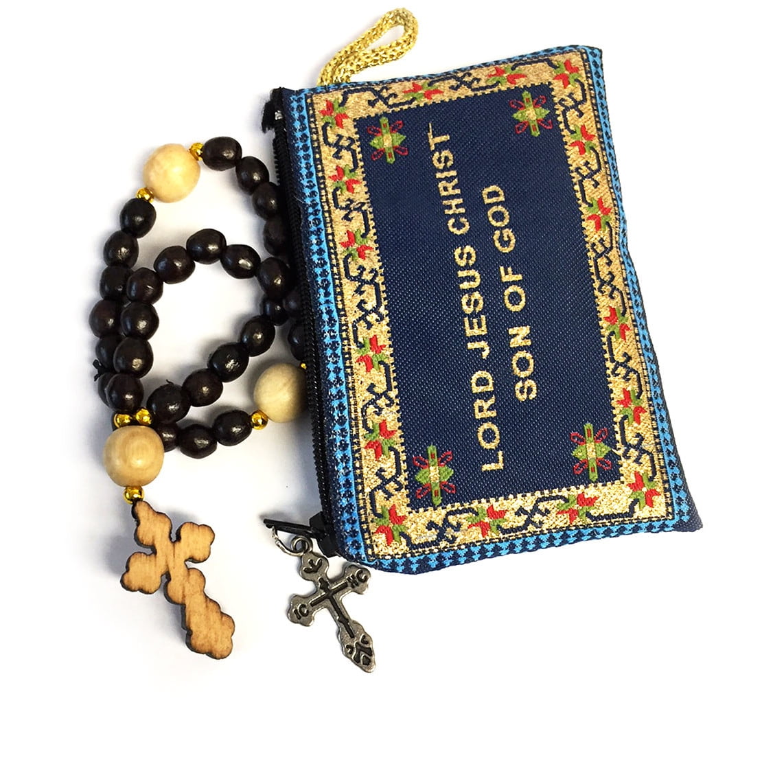WorldFaith Icon Bouch With Beads Set Of 2 Jesus Prayer Pouch 2