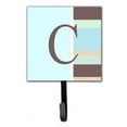 thumbnail image 3 of Letter J Initial Monogram - Blue Stripes Leash or Key Holder, 3 of 7