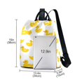 thumbnail image 3 of Travel Backpack for Women Large Capacity College Bags Multi-pocket Casual Daypacks 15 Inch Yellow Duck Toy, 3 of 7