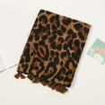 thumbnail image 5 of Yuanlong Womens Scarves Lightweight Leopard Printed Scarf With Tassels Shawls Wraps Streetwear Retro Fashion Neck Warmer, 5 of 5