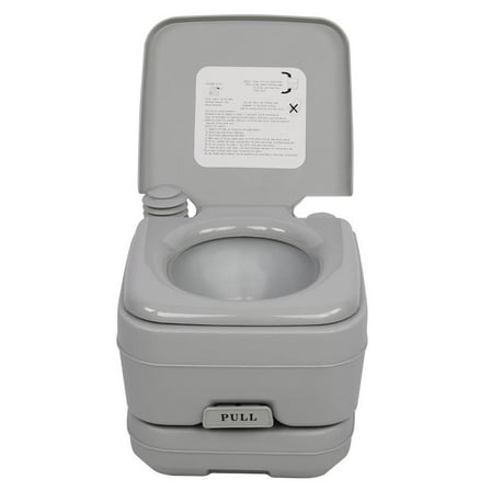 SLSRFD2.6 gallon (10 liter) portable washable toilet - travel camping outdoor indoor mobile toilet, car portable toilet, emergency simple toilet, household mobile toilet
