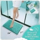 thumbnail image 2 of Alfombra de baño Yimobra, antideslizante, lavable, 60 x 43 cm, chenilla Lake Blue, 2 of 7