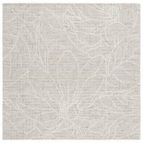 SAFAVIEH Metro Wade Floral Area Rug, Beige/Ivory, 6' x 6' Square