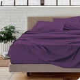 thumbnail image 3 of Luxury 4 Piece Queen Size 100% Egyptian Cotton 800 Thread Count Premium Hotel Quality Smooth & Soft Bedding Sheet Set Luxury Soft 24" Inch Deep Pocket - Plum Solid, 3 of 8