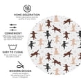 thumbnail image 3 of Naloa Yoga Labrador Retriever Leather Coasters for Drinks, Durable Drink Coasters 4 Set for Tabletop Protection, Luxurious Home Décor and Housewarming Gift ( {designName})Round Shape, 3 of 6