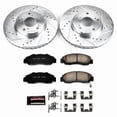 thumbnail image 3 of PowerStop Front Z23 Evolution Sport Carbon-Fiber Ceramic Brake Pad and Drilled & Slotted Rotor Kit Fits: HONDA Select Models K1041, 3 of 6