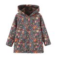 thumbnail image 2 of Cowsor Toddler Jacket Baby Boys Girls Hooded Zipper Long Sleeve Thick Warm Outerwear, 2 of 7