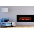 thumbnail image 2 of EdenBranch Electric Fireplace Wall Mount, Adjustable Crystal Flame, 50”, 2 of 9