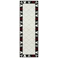thumbnail image 6 of Disney Bravo Mickey Mouse Head Border Modern Geometric Ivory Indoor Area Rug, 2x8 Runner, 6 of 8