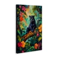 thumbnail image 3 of Stupell Industries Wild Side Black Leopard Canvas Wall Art, design by Petal Prints Design, 3 of 7