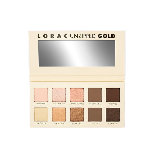 Paleta de Sombras LORAC Unzipped Gold Eyeshadow Palette & Eye Primer Set