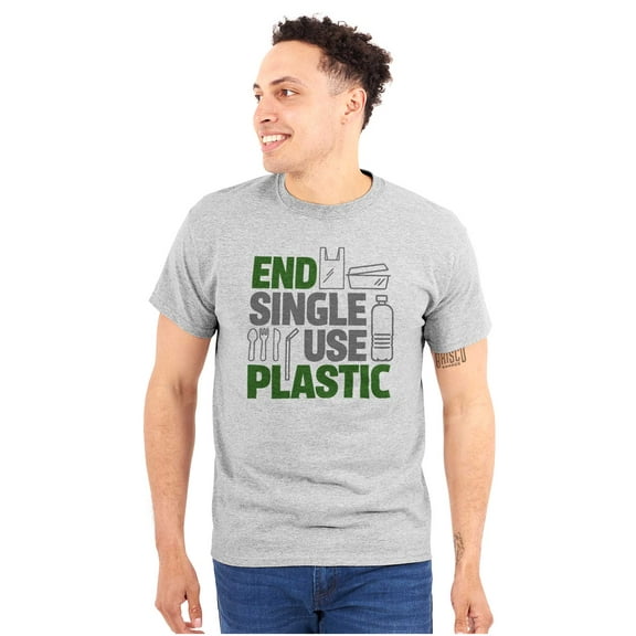 Save the Planet Go-Green Earth Day Plus Size Crewneck Graphic Tee Shirt Brisco Brands 2X