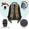 thumbnail image 5 of HUIACONG Helmet Bass Camo School Backpack for Boys Girls Ages 6-18 Water Resistant Multi Pocket Padded Adjustable Straps Large Capacity Bookbag for Elementary Middle High School Daily Use, 5 of 7