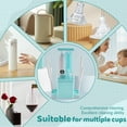 thumbnail image 3 of Silicone Plastic Multifunctional Electric Bottle Brush Set Adjustable Level Rechargeable Baby Bottle Cleaner With Indicator Light for Home Travel Use-1set-blue, 3 of 10
