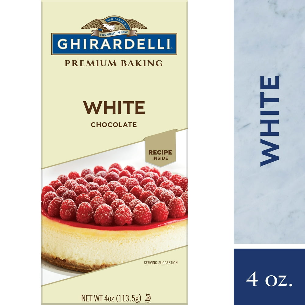 GHIRARDELLI Premium Baking Bar White Chocolate 4 oz.