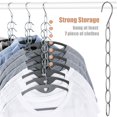 thumbnail image 3 of Trayknick Travel Clothes Hanger Metal Chain Hanger Organizer Space Saving Clothes Storage Solution, 3 of 8