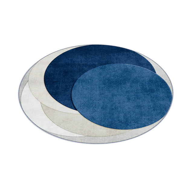 Large Round Area Rugs Crystal Pile, Large Round Area Rugs