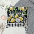 thumbnail image 2 of Creowell Buffalo Plaid Lemon Throw Pillow Covers Home Sweet Home Decorative Pillow Cases  Black Truck Lemon Fruits Cushion Cover  Outdoor Pillowcase for Sofa, 2 of 5
