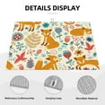 thumbnail image 3 of Yiaed Whimsical Fox Floral Garden Print Highly Absorbent Microfiber Kitchen Counter Mat, Dish Drying Pad for Dishes, Utensils, Pots and Pans, Large 18" x 24", 3 of 7