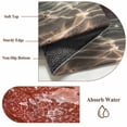 thumbnail image 6 of 4'x6' Area Rugs, Red Ocean Waves Indoor Outdoor Area Rug for Living Room Bedroom, Summer Beach Coastal Abstract Washable Bathroom Rugs Kitchen Floor Carpet Mats Home Decor Aesthetic, 6 of 8