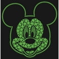 thumbnail image 2 of Girl's Mickey & Friends Mickey Mouse Clover Smile  Graphic Tee Black X Small, 2 of 4