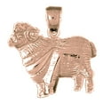 thumbnail image 1 of 14K Rose Gold Sheep Pendant - 20 mm, 1 of 3