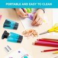 thumbnail image 5 of Eagle Dual-Hole Manual Pencil Sharpener - Standard & Jumbo Size, Portable Design w/ Translucent Body- 2 Included, 5 of 7