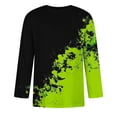 thumbnail image 4 of Birdeem Chemises pour Hommes Imprimé Col Rond Mode Décontractée Manches Courtes Blouses, 4 of 9
