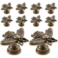 thumbnail image 2 of 10 Pcs Antique Pull Drawer Single Hole Door Handle Cabinet Handles, 2 of 9