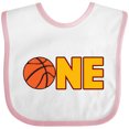 thumbnail image 3 of Inktastic One- Basketball First Birthday Boys or Girls Baby Bib, 3 of 4