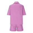 thumbnail image 5 of CheerKidz Womens Short Sleeve Tops and Shorts Casual 2PC Outfit with Pockets for Summer Weekend, 5 of 6