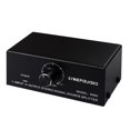 thumbnail image 1 of Interruptor de audio estéreo RCA de 4 vías con selector de caja divisora de controlador de para estéreo AV Receptor Consolas de juegos Sunnimix Divisor de audio estéreo, 1 of 8