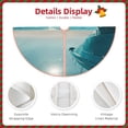 thumbnail image 3 of Sikiie Turquoise Ocean Reflection Christmas Tree Skirt, Christmas Tree Decorations, Christmas Decor, Tree Mat Decoration(30-48IN)-, 3 of 6