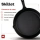 thumbnail image 2 of Ultrachef Juego de 3 Sartenes de Hierro Fundido con Mango Largo, Previamente Curado, Cast-Iron Skillet, Set de 3 piezas (6, 8 y 10), Negro, 2 of 8