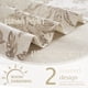 thumbnail image 4 of Cortina de Cenefa JINCHAN Floral de Lino para Cocina 40x120 cm Taupe, 4 of 8