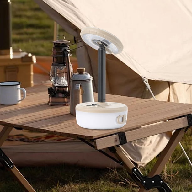 Linterna para acampar, luz de campamento, lámpara de campamento portátil telescópico Ligera LED para garaje en el patio Market nocturno emergencia en