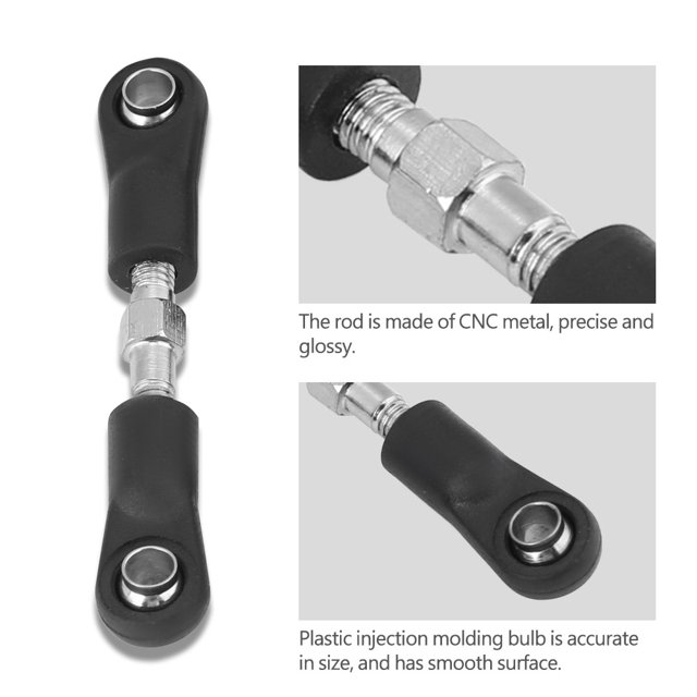 Varilla Servo De Plástico Para Moldeo Por Inyección, Varilla De Dirección RC Para Coche Modelo ZD 1:16 YLSHRF RC Servo Rod