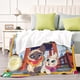 thumbnail image 4 of Sagwa la Gata Siamesa China anti-pilling, suave, ligera, esponjosa y acogedora de lujo para hogar y cocina – Perfecta para niños y adultos,120X180cm, 4 of 6