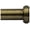 Antique Brass, variant on Urbanest Steel Button Curtain Rod, 3/4", Antique Brass, 28"-48"
