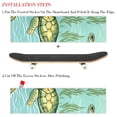 thumbnail image 2 of Turtle Skateboard Accessories: Emery/PVC Skateboard Stickers (Pack of Two) - 8.8x32.6in/22.4x83 cm, 2 of 5