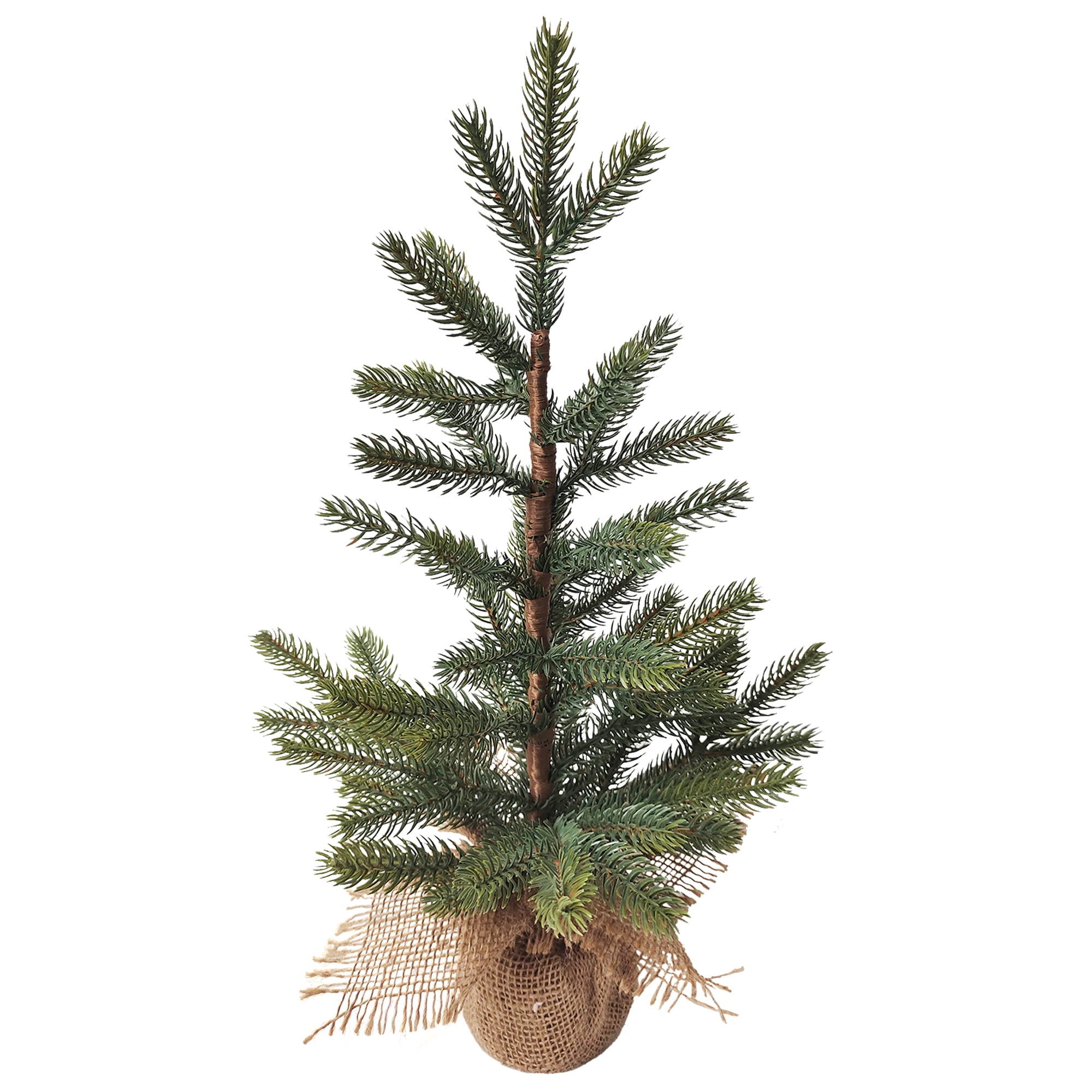 19" Pine Tree in Natural Jute Base Christmas Decoration Walmart Canada