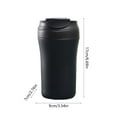 thumbnail image 3 of Fmbmuo Water Bottle with Straw Stainless steel Travel Black 650ml Insulated, 3 of 5