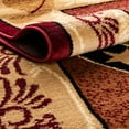 thumbnail image 5 of Rugs.com Pioneer Collection Rug – 5 Ft Square Red Medium-Pile Rug Perfect For Living Rooms, Kitchens, Entryways, 5 of 8