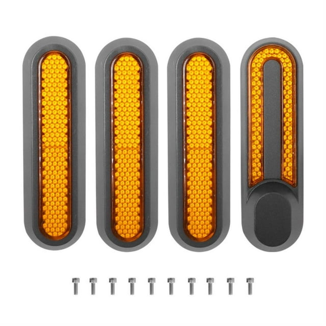 Accesorios para scooters, cubiertas reflectantes para las ruedas traseras, cubierta decorativa lateral de la rueda trasera, cubiertas reflectantes para las ruedas traseras, probadas profesionalmente